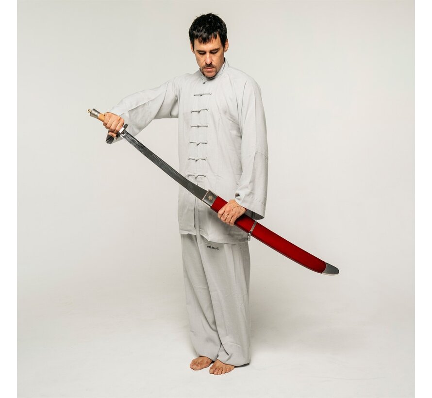 Stalen Kung Fu breedzwaard