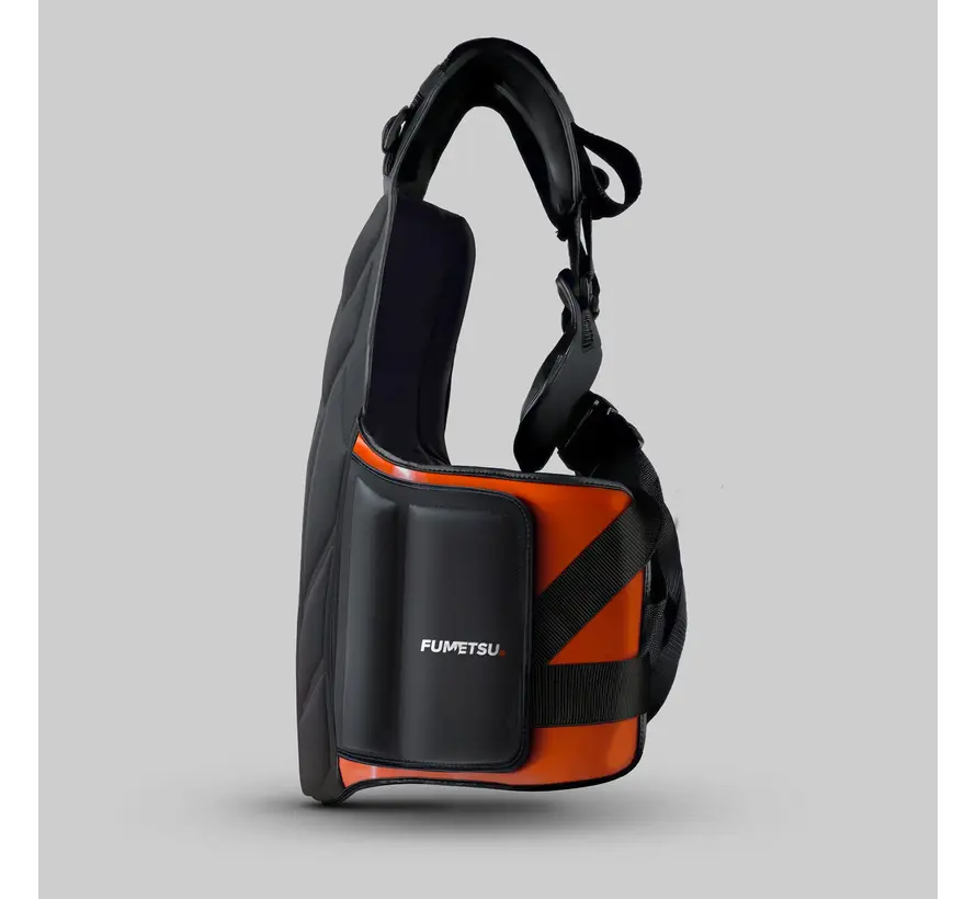 Fumetsu Icon Coaching-beschermvest Zwart/Oranje
