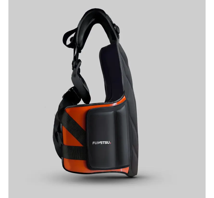 Fumetsu Icon Coaching-beschermvest Zwart/Oranje