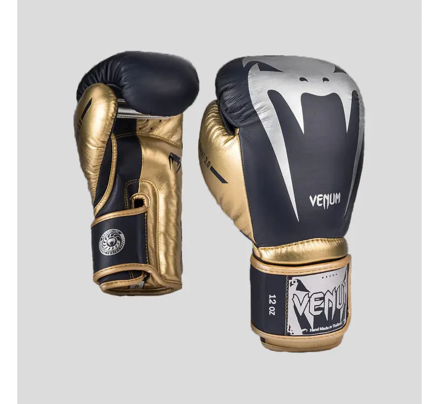 Venum Giant 3.0 bokshandschoenen marineblauw/goud