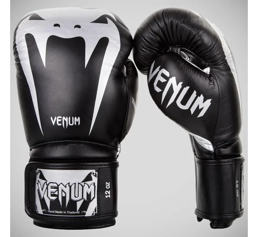 Zwart/zilveren Venum Giant 3.0 bokshandschoenen
