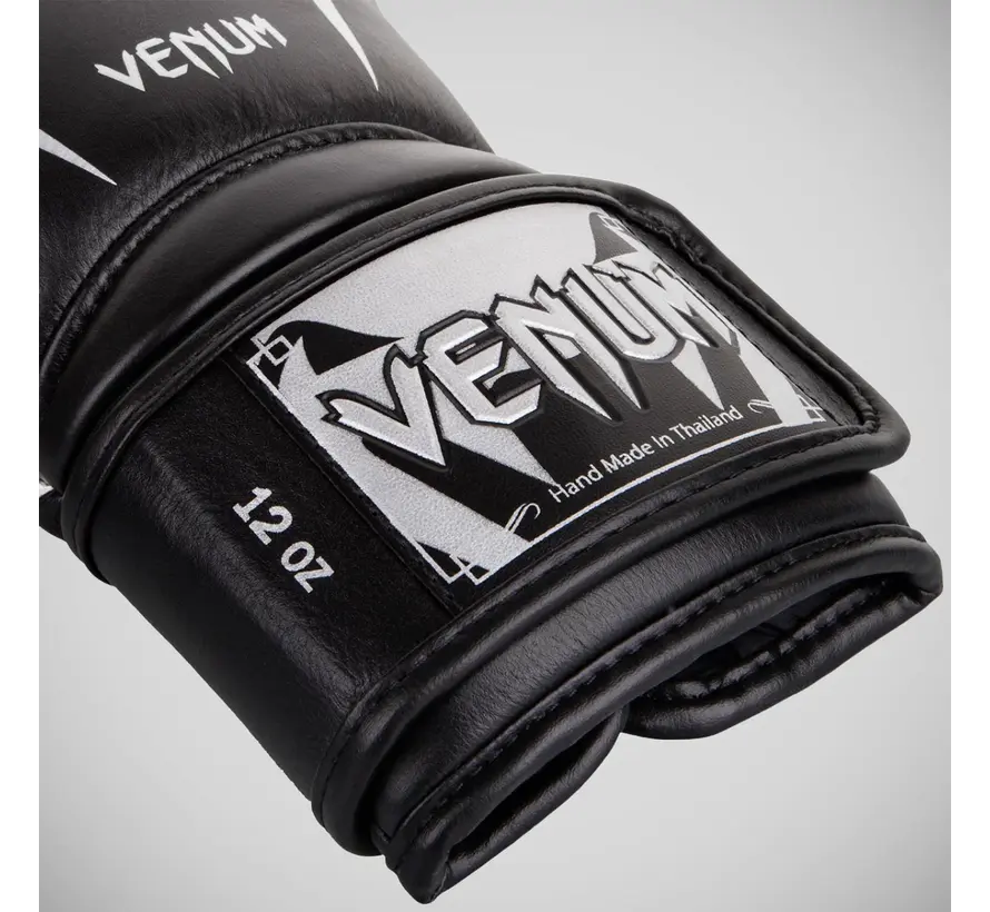 Zwart/zilveren Venum Giant 3.0 bokshandschoenen