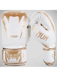Venum Wit/gouden Venum Giant 3.0 bokshandschoenen