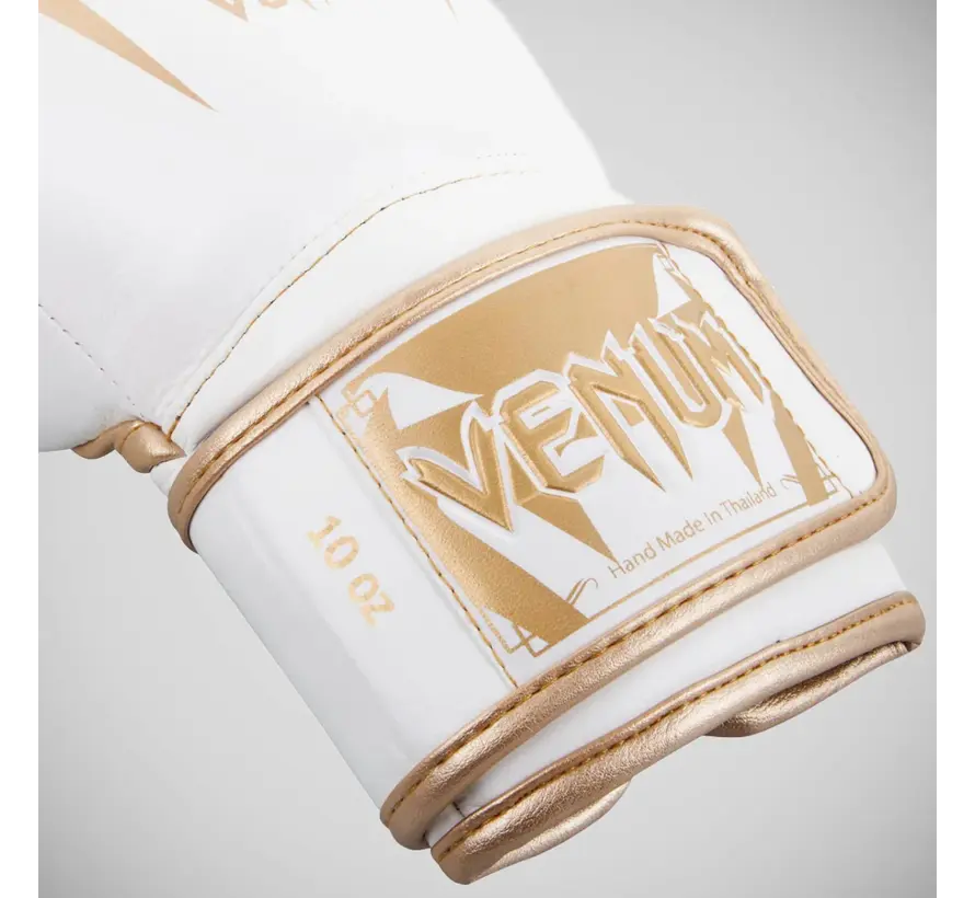 Wit/gouden Venum Giant 3.0 bokshandschoenen