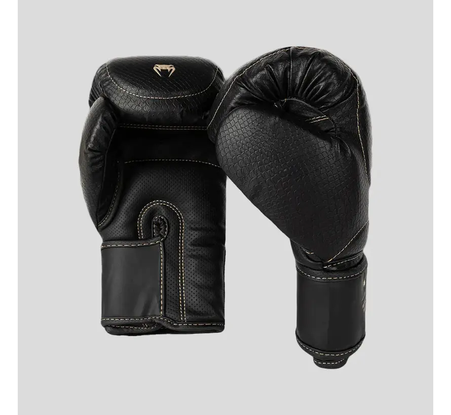Venum Impact Evo Scales Boxing Gloves Black