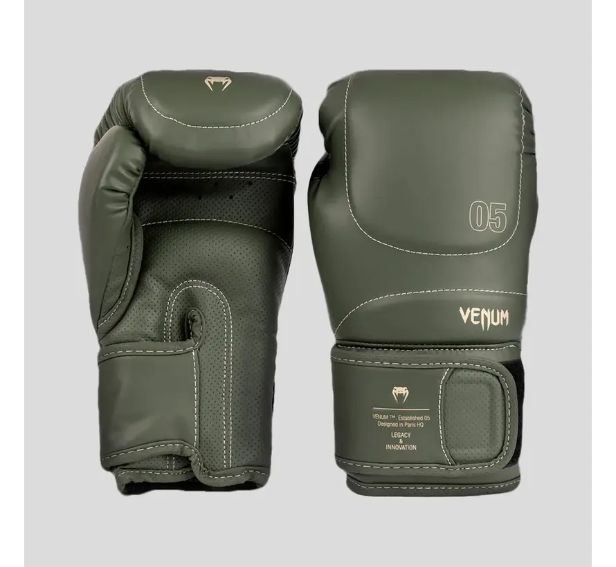 Venum Impact Evo bokshandschoenen, militairgroen