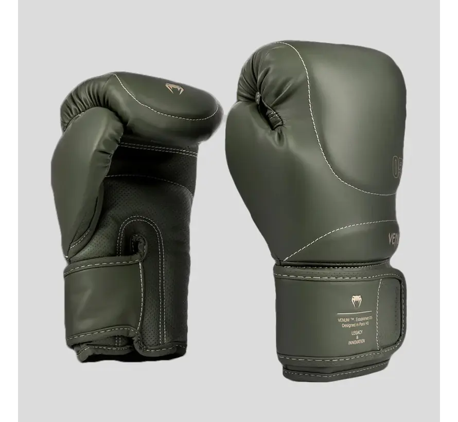 Venum Impact Evo bokshandschoenen, militairgroen