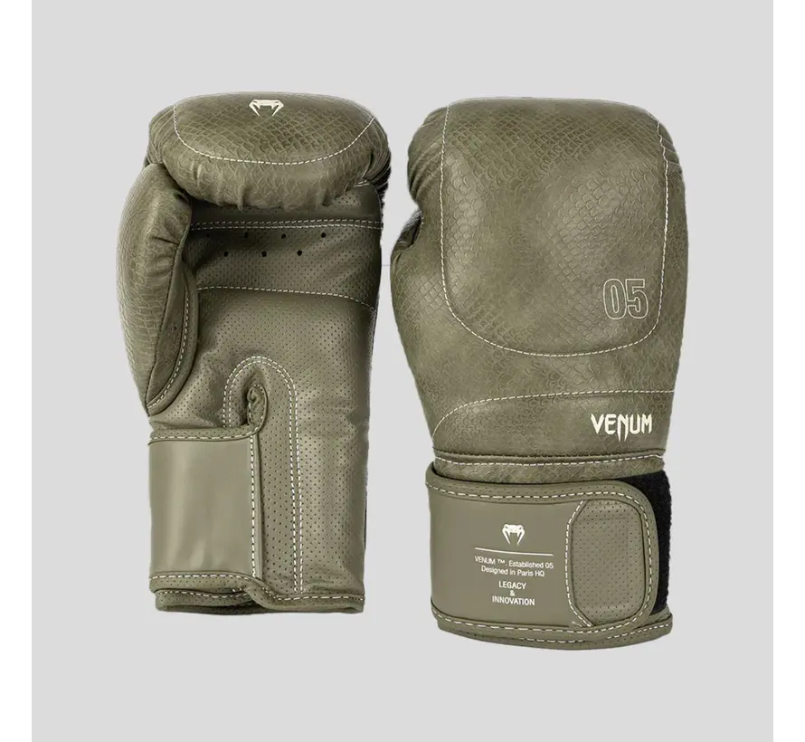 Venum Impact Evo Scales bokshandschoenen, legergroen