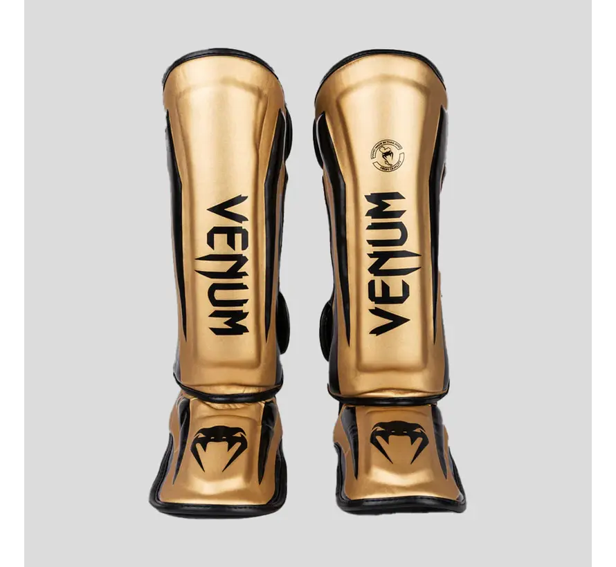 Venum Elite Stand-Up scheenbeschermers goud/zwart