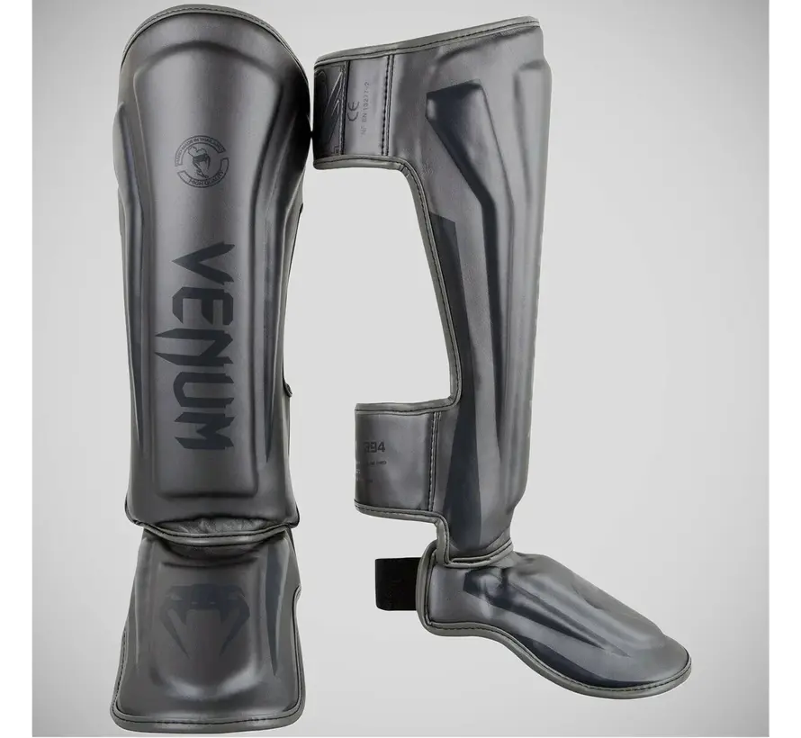 Grijze Venum Elite scheenbeschermers
