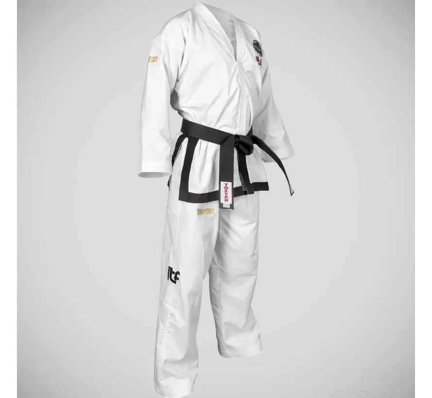 Witte Top Ten ITF Master Gold Edition Dobok
