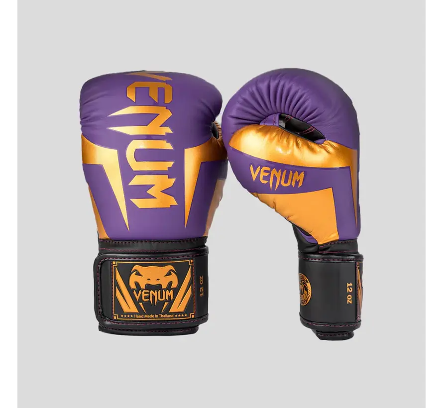 Venum Elite bokshandschoenen, donkerpaars