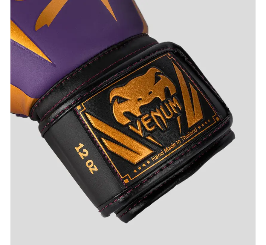 Venum Elite bokshandschoenen, donkerpaars