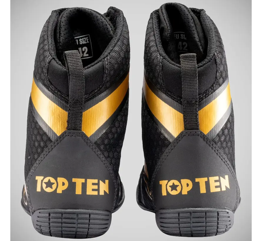 Top Ten Speedmaster boksschoenen zwart/goud