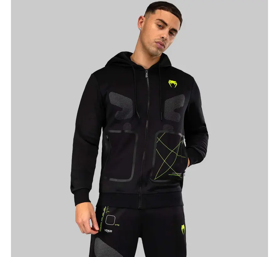 Venum Training Camp 4.0-hoodie Zwart/Neo-groen