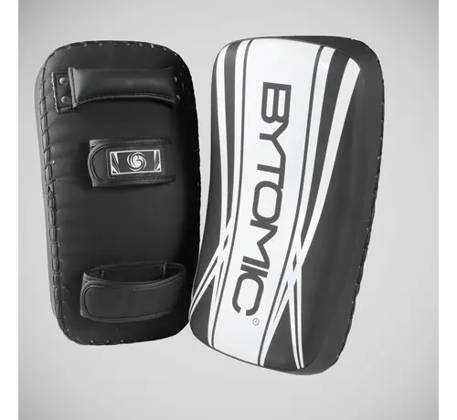 Bytomic Zwart/witte Bytomic Axis V2 gebogen Thaise handschoenen