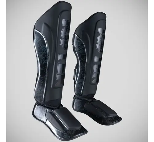 Top Ten Top Ten Dragon Shin- en wreefbeschermer Zwart/Zwart