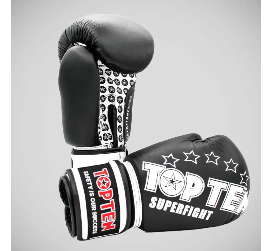 Black Top Ten Superfight-bokshandschoenen