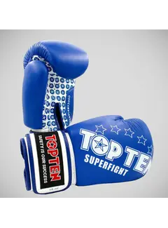 Top Ten Blue Top Ten Superfight-bokshandschoenen