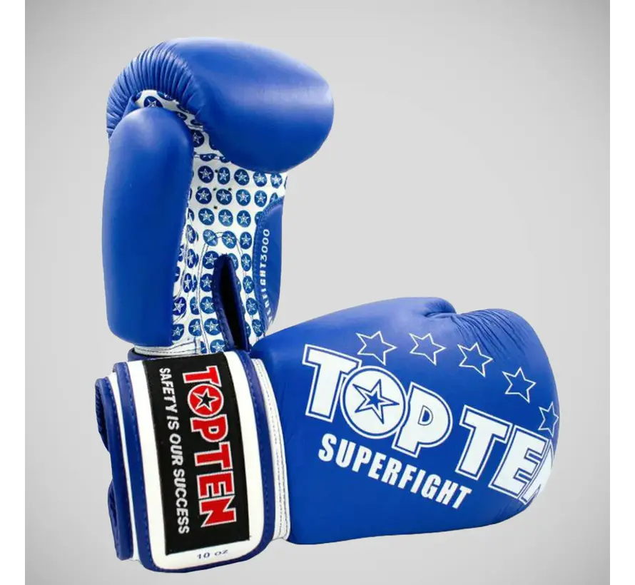 Blue Top Ten Superfight-bokshandschoenen