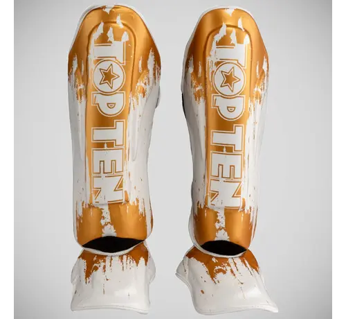 Top Ten Top Ten Power Ink Golden Star enkel- en wreefbeschermers wit/goud