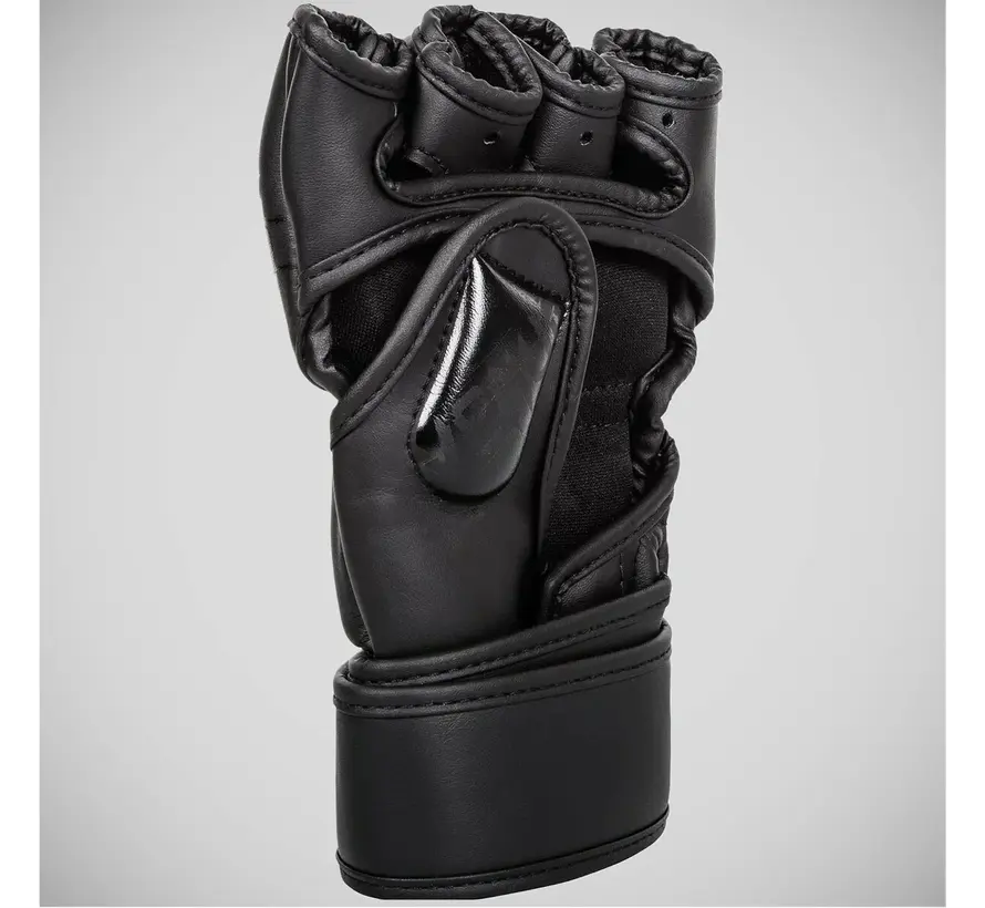 Zwart/Zwart Venum Undisputed 2.0 leren MMA-vechthandschoenen