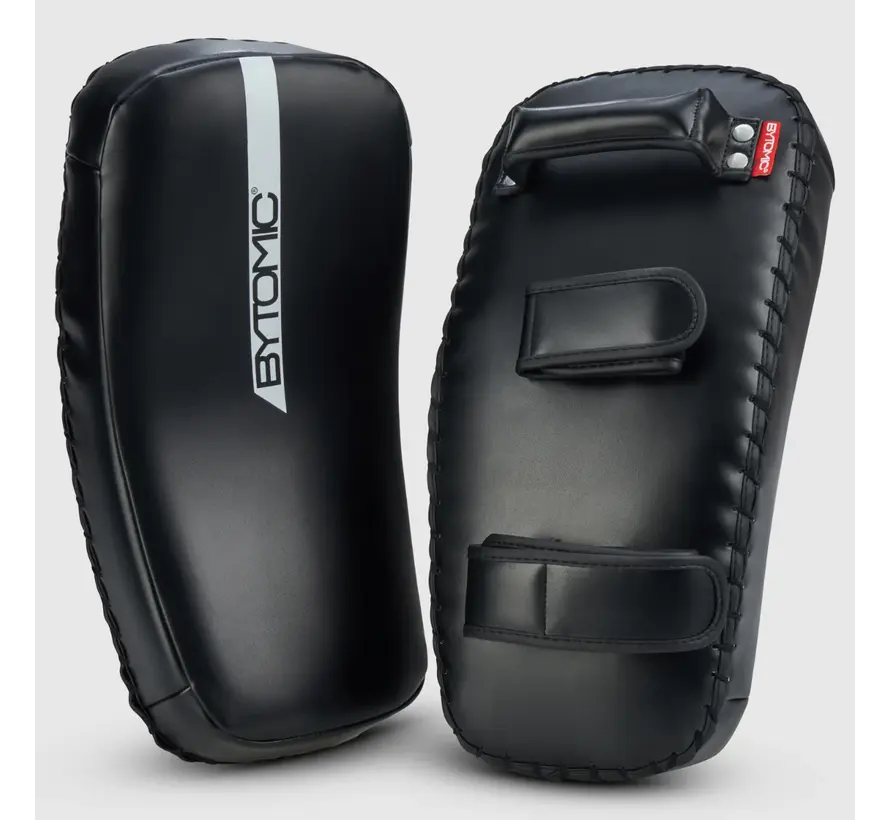 Black/White Bytomic Red Label Curved Thai Pads