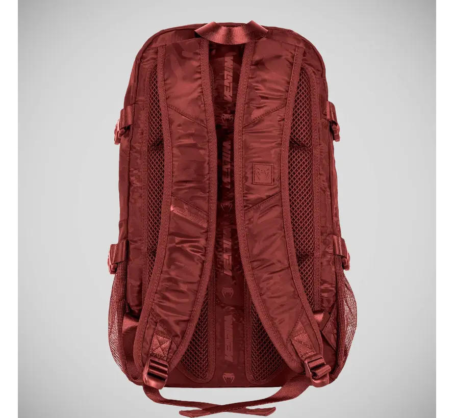 Venum Challenger Pro-rugzak Camo/Bordeauxrood