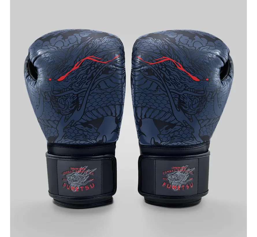 Fumetsu Dragon Slayer bokshandschoenen blauw/zwart/rood