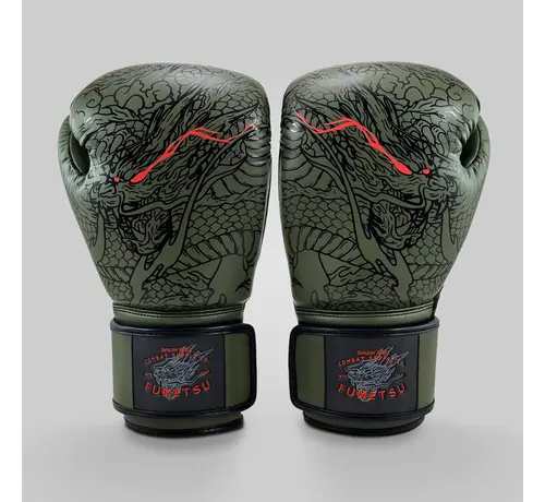 Fumetsu Fumetsu Dragon Slayer bokshandschoenen kaki/oranje