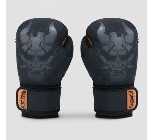Fumetsu Fumetsu Oni-bokshandschoenen Zwart/Grijs/Brons