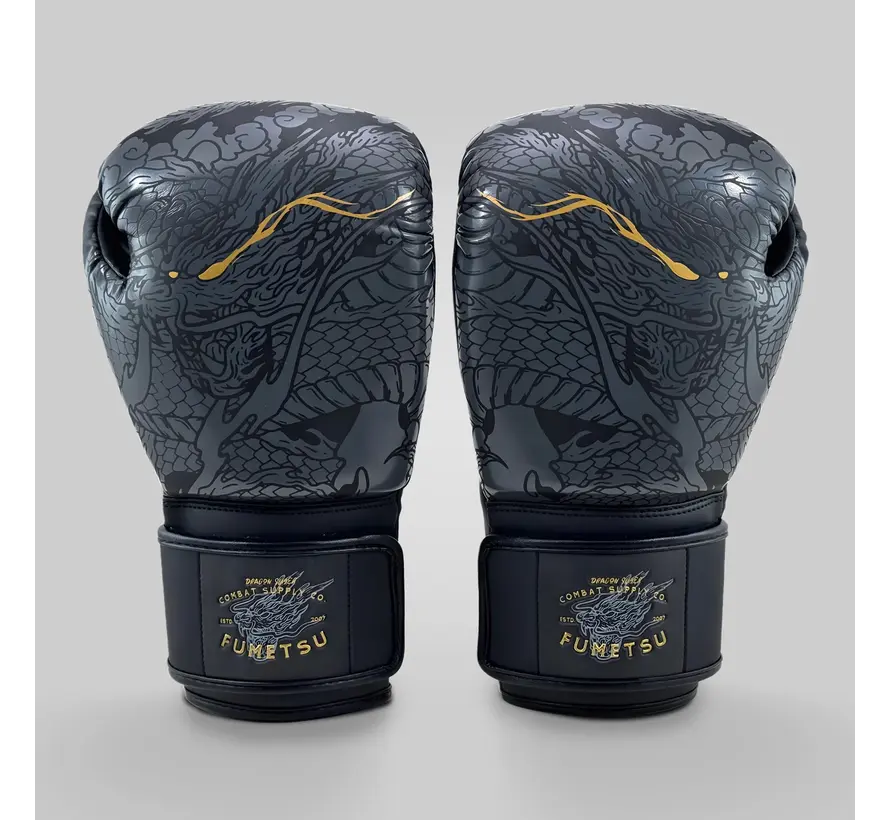 Fumetsu Dragon Slayer bokshandschoenen zwart/goud