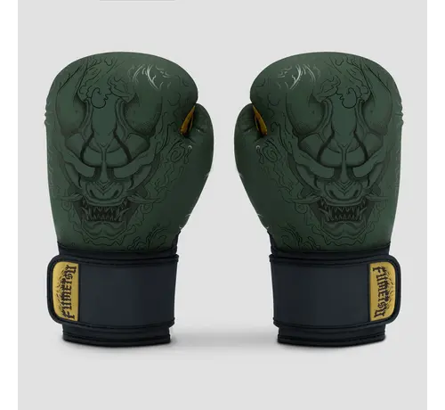 Fumetsu Fumetsu Oni-bokshandschoenen kaki/zwart/goud