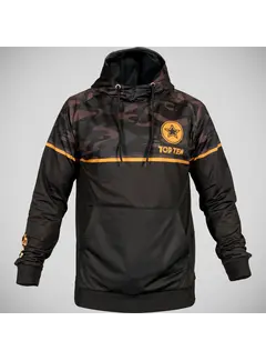 Top Ten Top 10 Black Force-camouflagehoodie – zwart