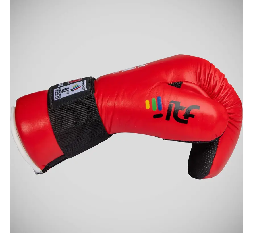 Red Top Ten Open Hand Superfight ITF-handschoenen