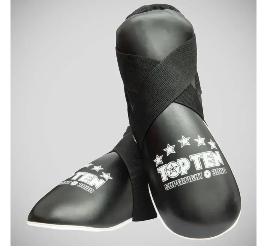 Black Top Ten Superfight 3000 leren sneakers