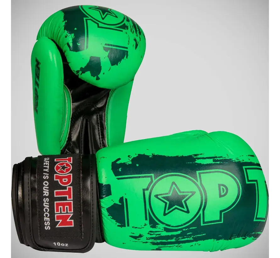 Top Ten Power Ink bokshandschoenen groen