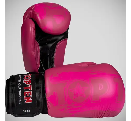 Top Ten Top Ten Power Ink bokshandschoenen roze