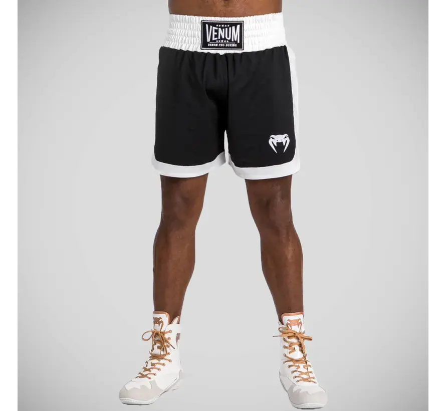 Venum Classic boksbroek wit/zwart