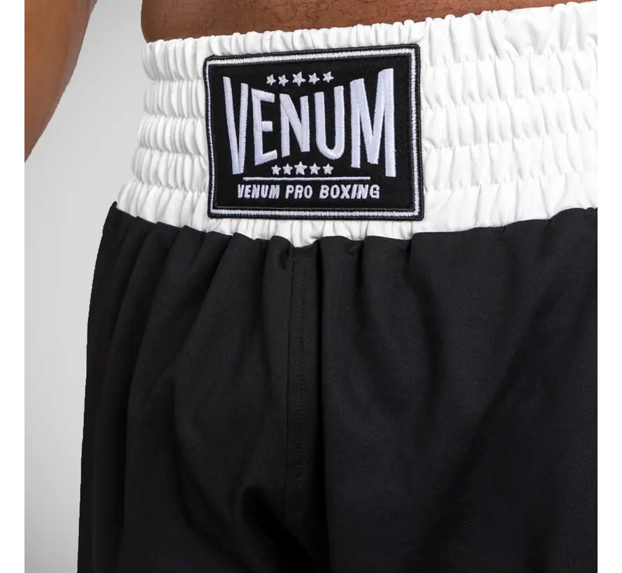 Venum Classic boksbroek wit/zwart