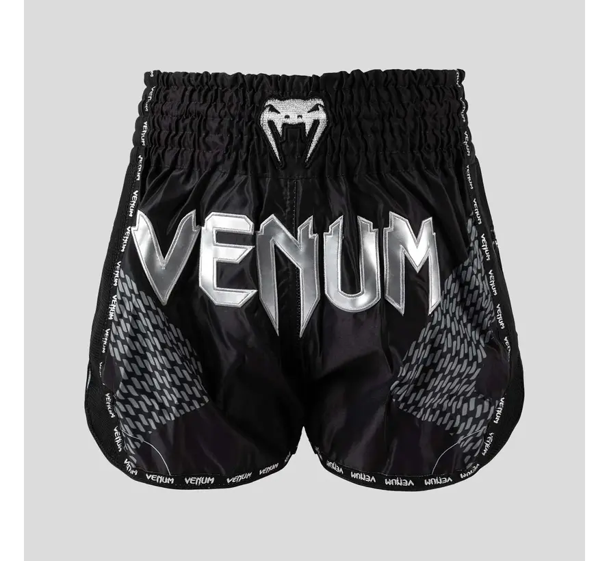 Venum Nexus Muay Thai-short zwart/zilver