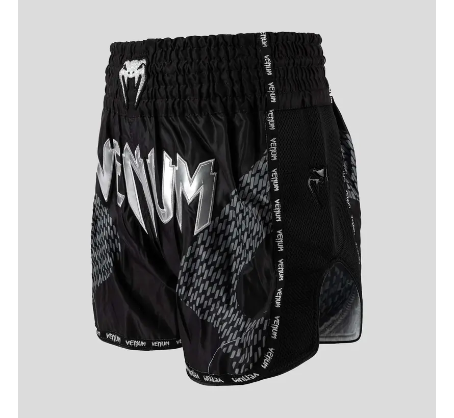Venum Nexus Muay Thai-short zwart/zilver
