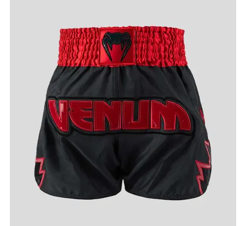 Venum Venum Inferno Muay Thai Shorts Charcoal/Grey/Red