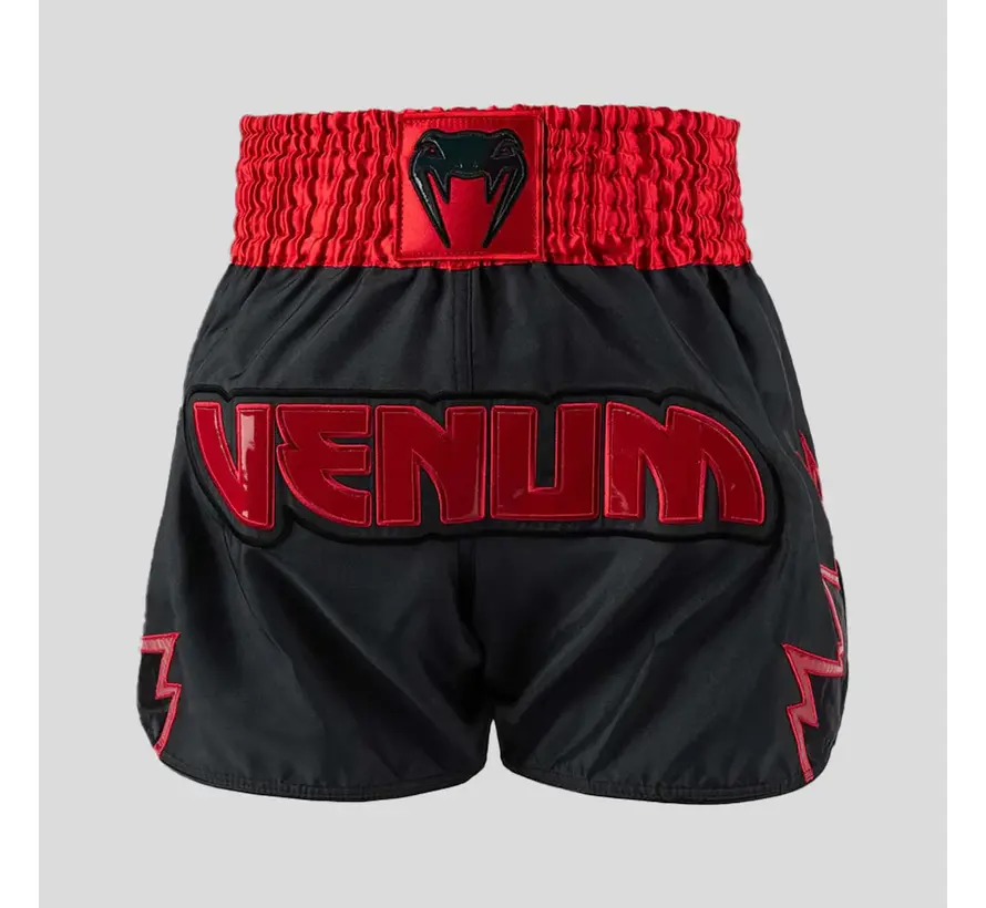 Venum Inferno Muay Thai Shorts Charcoal/Grey/Red