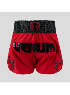 Venum Venum Inferno Muay Thai Shorts Red/Charcoal/Black
