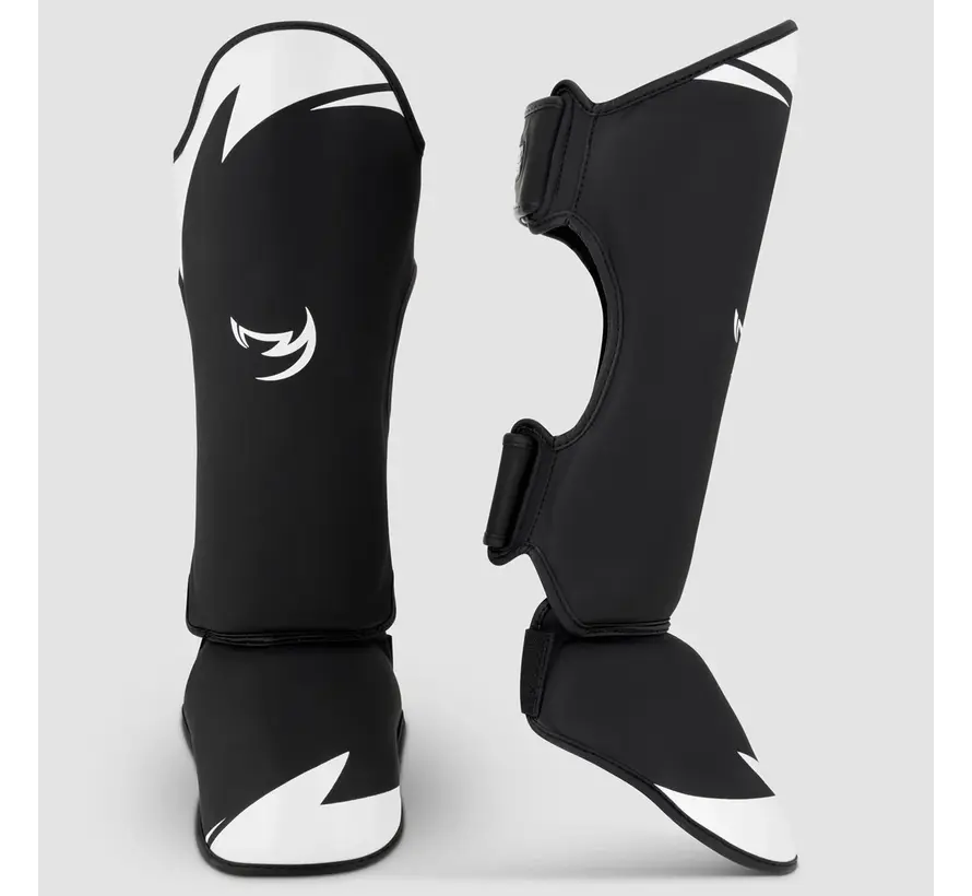 Black/White Fumetsu Ghost S3 Thai Shin Guards