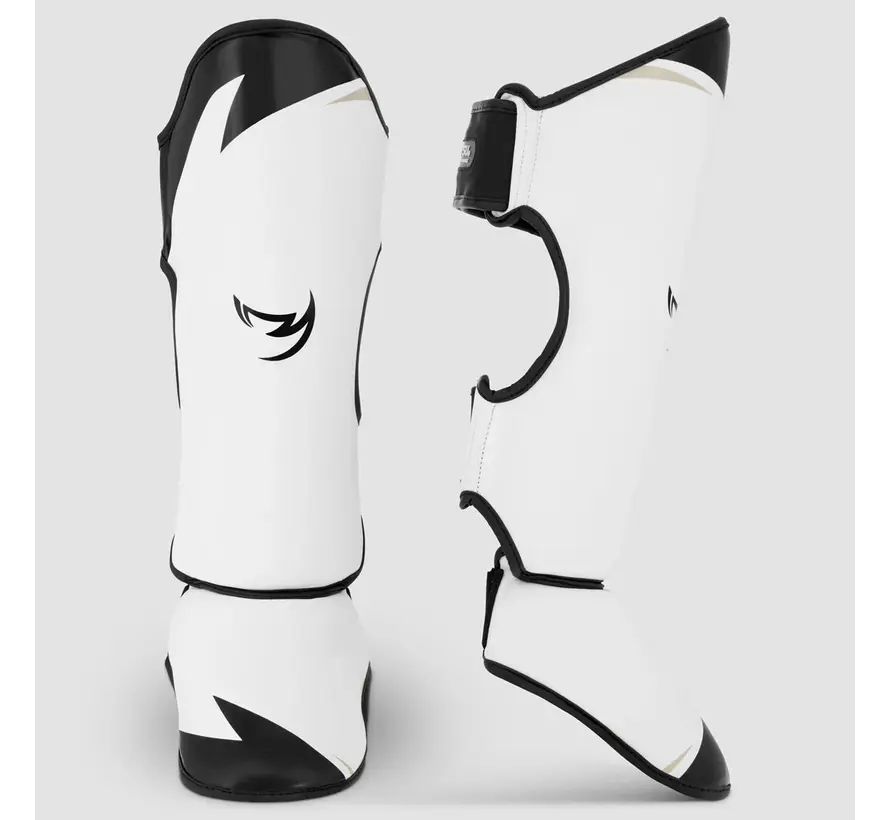 Wit/Zwart/Grijs Fumetsu Ghost S3 Thaise scheenbeschermers