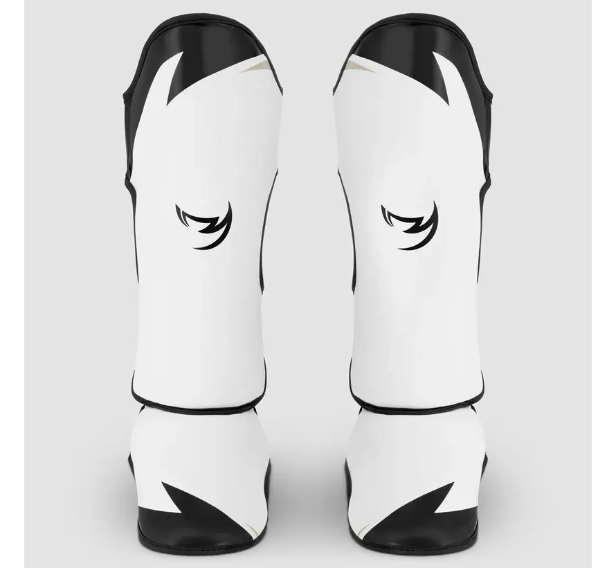 Wit/Zwart/Grijs Fumetsu Ghost S3 Thaise scheenbeschermers