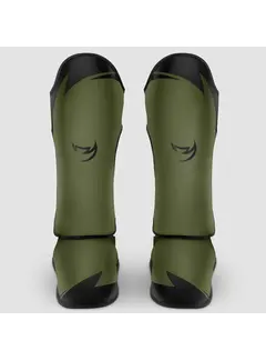 Fumetsu Kaki/zwarte Fumetsu Ghost S3 Thaise scheenbeschermers