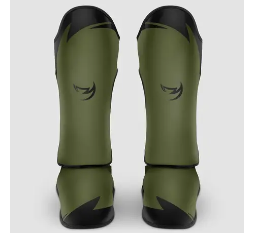 Fumetsu Kaki/zwarte Fumetsu Ghost S3 Thaise scheenbeschermers